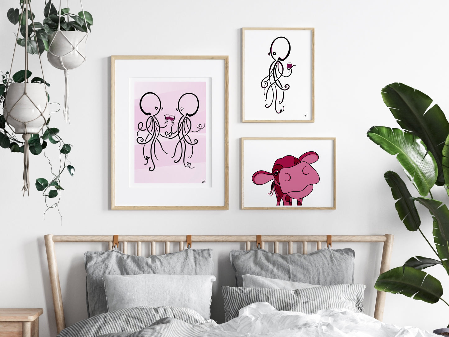 Ola & Oisín in Love - Colourful Background- Rectangle